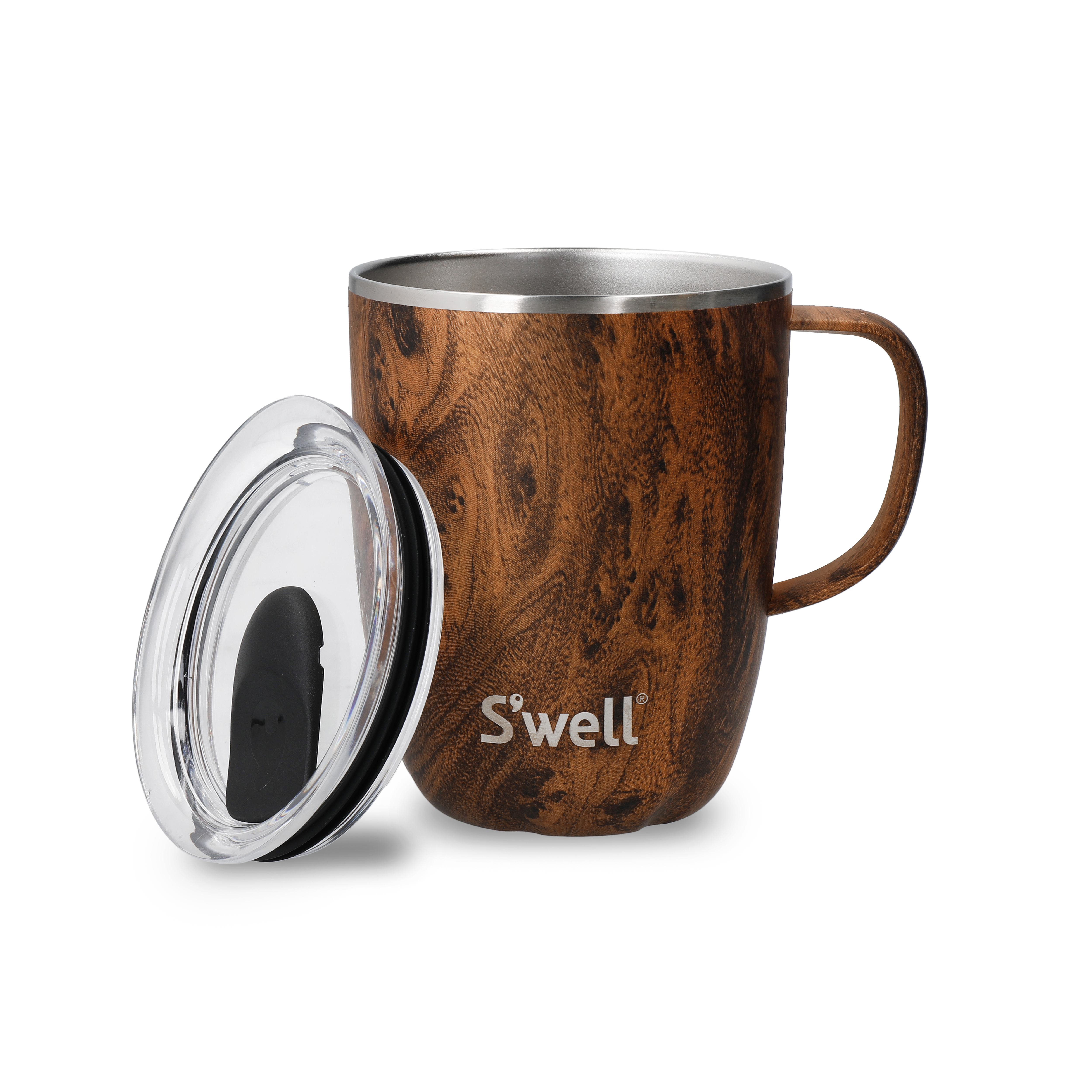 S'well Mug With Handle Teakwood